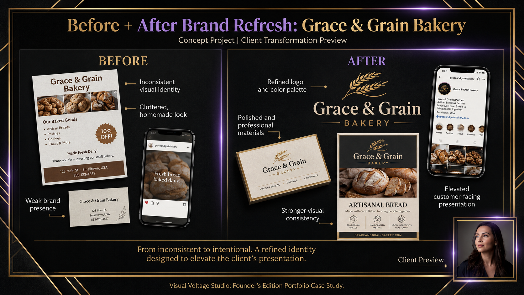 Grace & Grain Bakery — Concept Brand Refresh